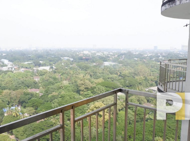 balcony view - Condo for rent in Sanchaung