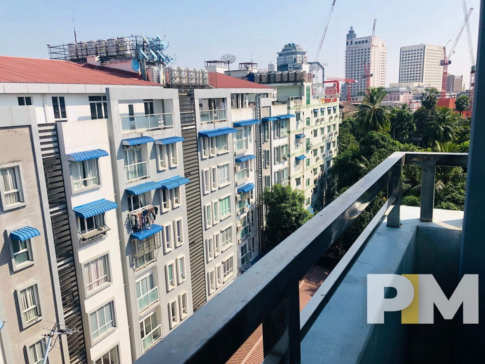 balcony view - Home Rental Yangon