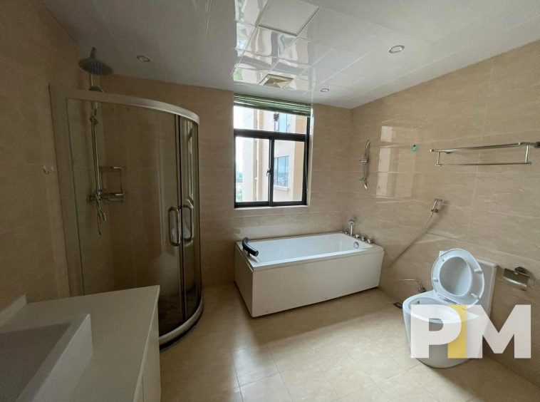 bathroom with bathtub - Real Estate in Yangon