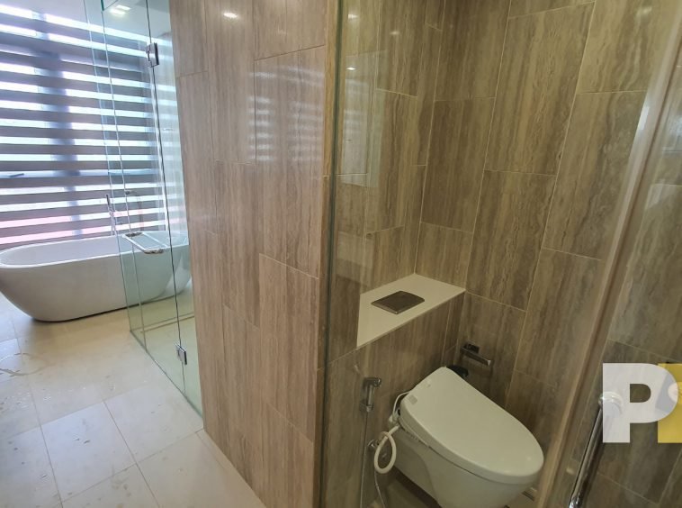 bathroom with bathtub - Yangon Property