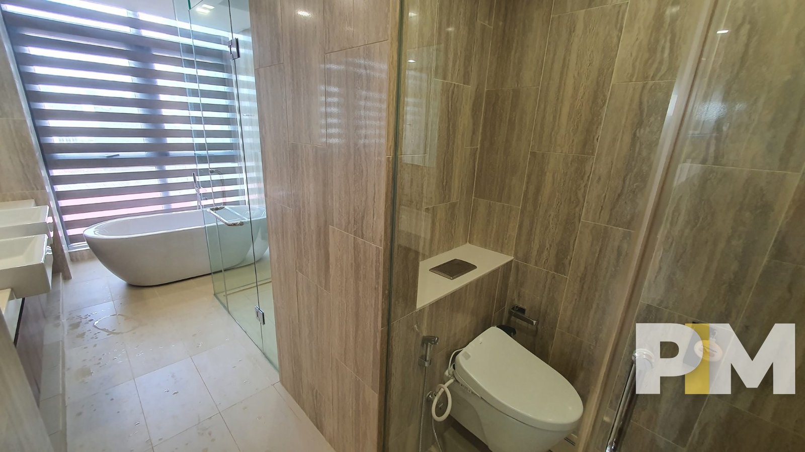 bathroom with bathtub - Yangon Property