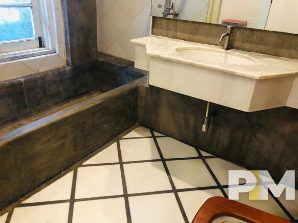 bathroom with bathtub - Yangon Real Estate