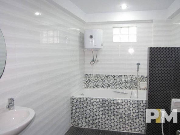 bathroom with bathtub - Yangon Real Estate