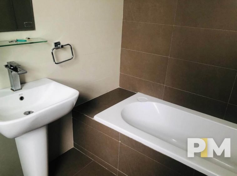 bathroom with bathtub - Yangon Real Estate