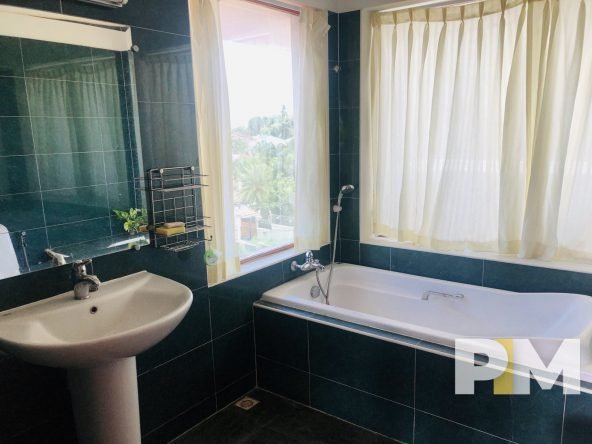bathroom with bathtub - Yangon Real Estate