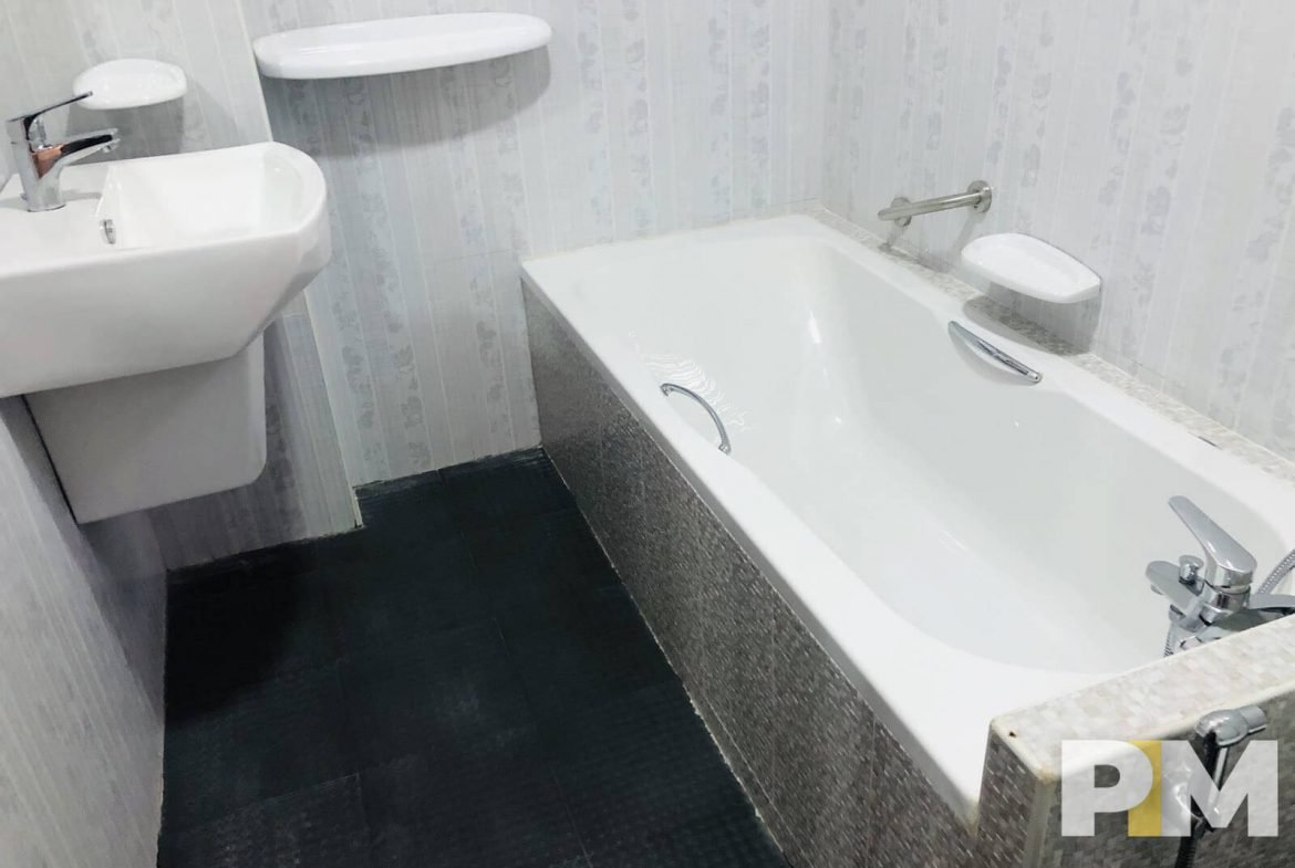 bathroom with bathtub - properties in Myanmar