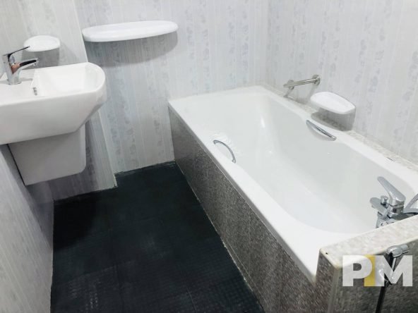 bathroom with bathtub - properties in Myanmar