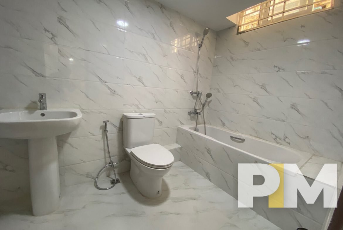 bathroom with bathtub - properties in Yangon