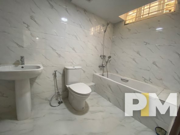 bathroom with bathtub - properties in Yangon
