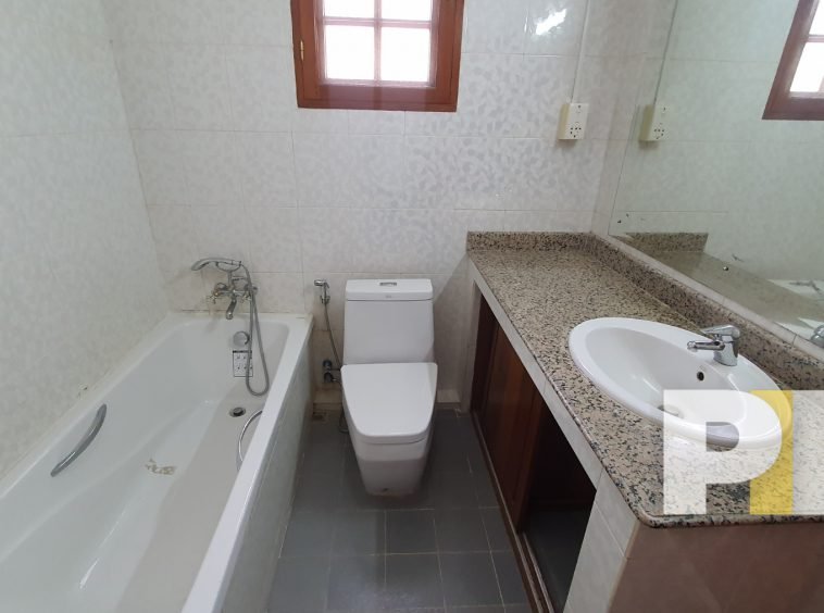 bathroom with bathtub - properties in Yangon