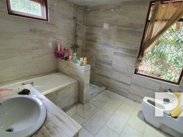 bathroom with bathtub - properties in Yangon