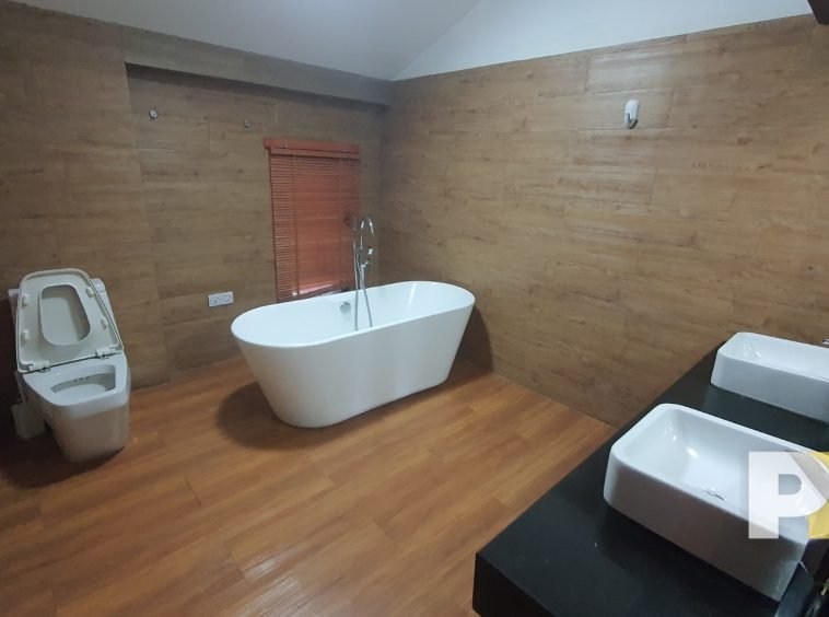 bathroom with bathtub - properties in Yangon