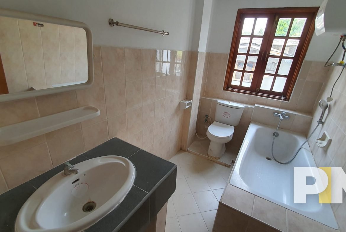 bathroom with bathtub - properties in Yangon