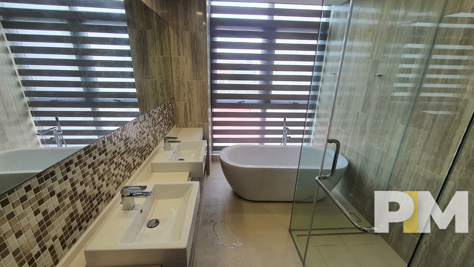 bathroom with bathtub - property in Yangon