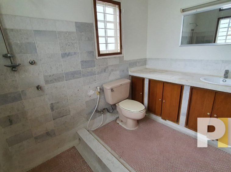bathroom with cabinets - Yangon Real Estate