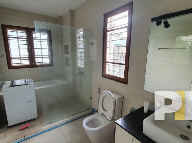 bathroom with mirror - Myanmar Real Estate