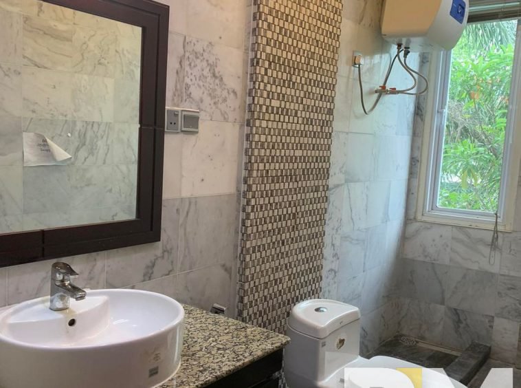 bathroom with mirror - property in Myanmar