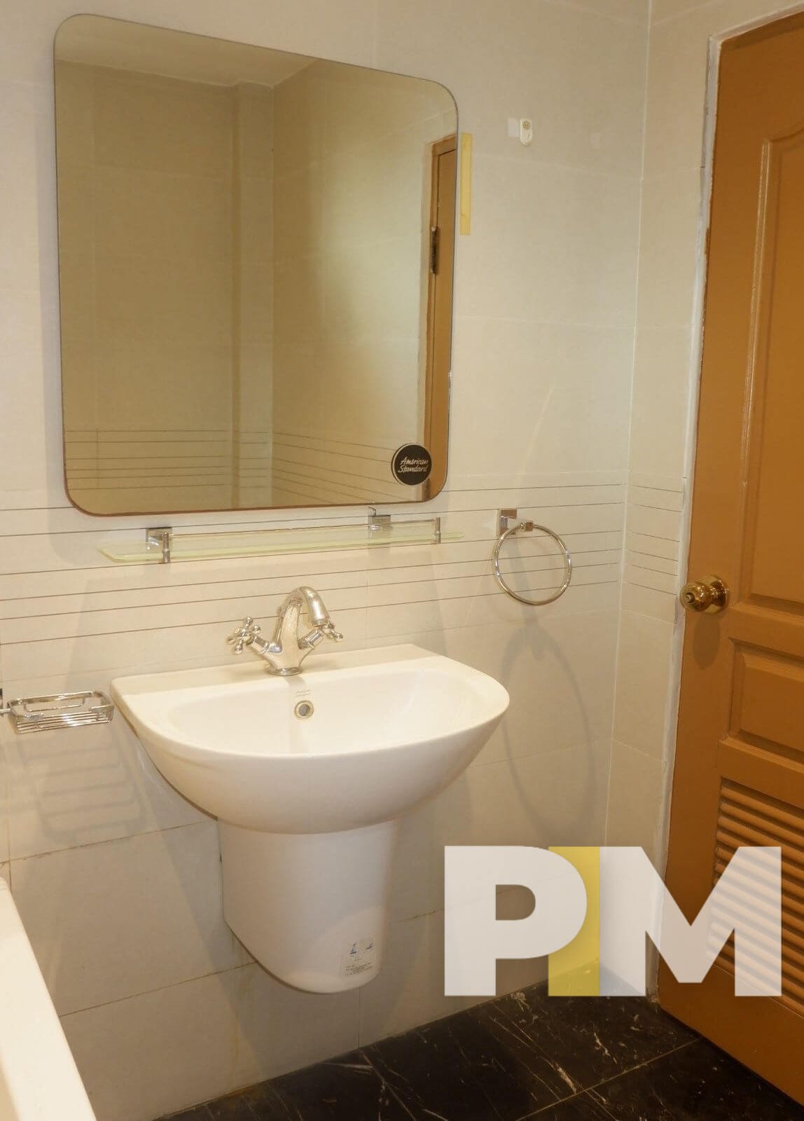 bathroom with sink - Myanmar Condo for rent