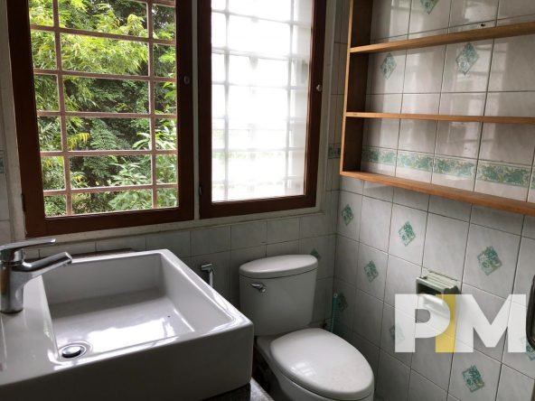 bathroom with sink - Yangon Property