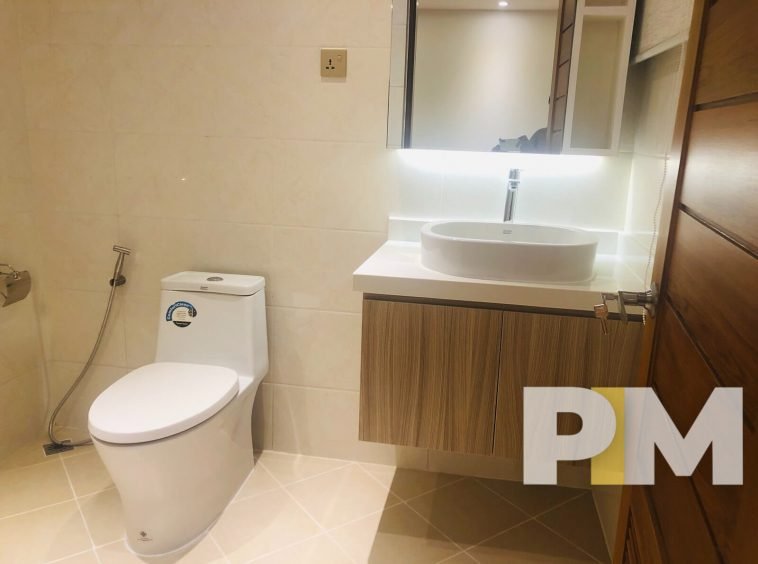 bathroom with sink - properties in Yangon