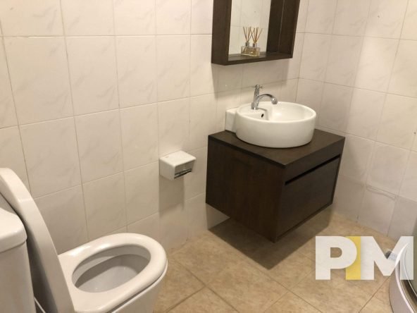 bathroom with sink - property in Yangon