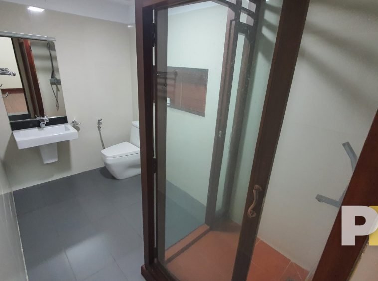 bathroom with tub - Home Rental Myanmar