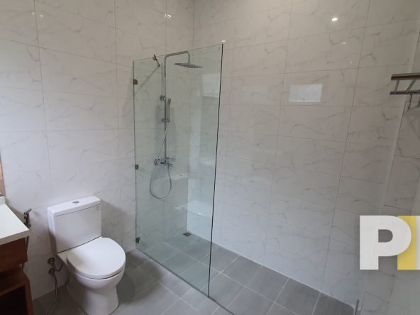bathroom with tub - Home Rental Yangon