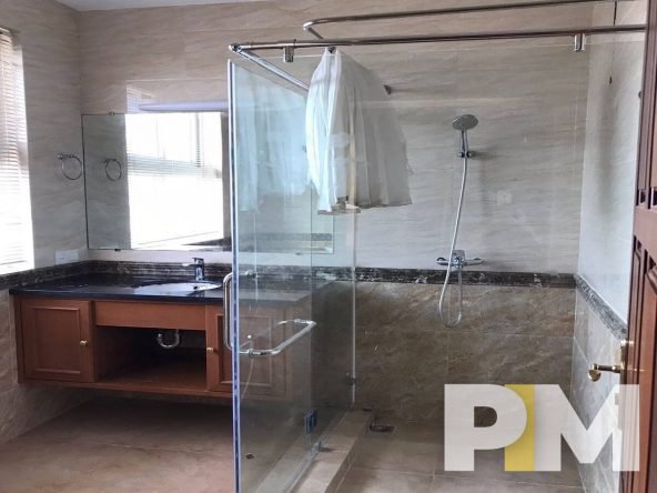 bathroom with tub - Myanmar Condo for rent