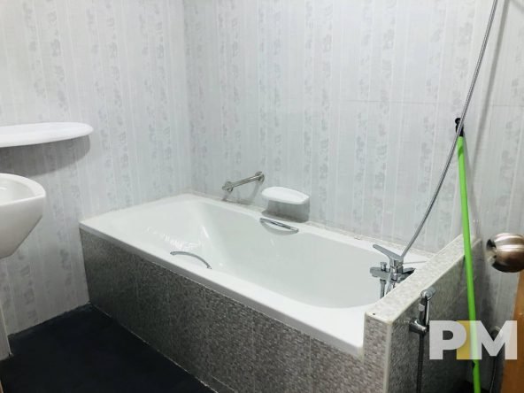 bathroom with tub - Real Estate in Myanmar
