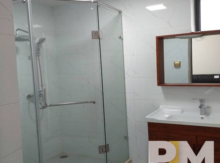 bathroom with tub - Yangon Property