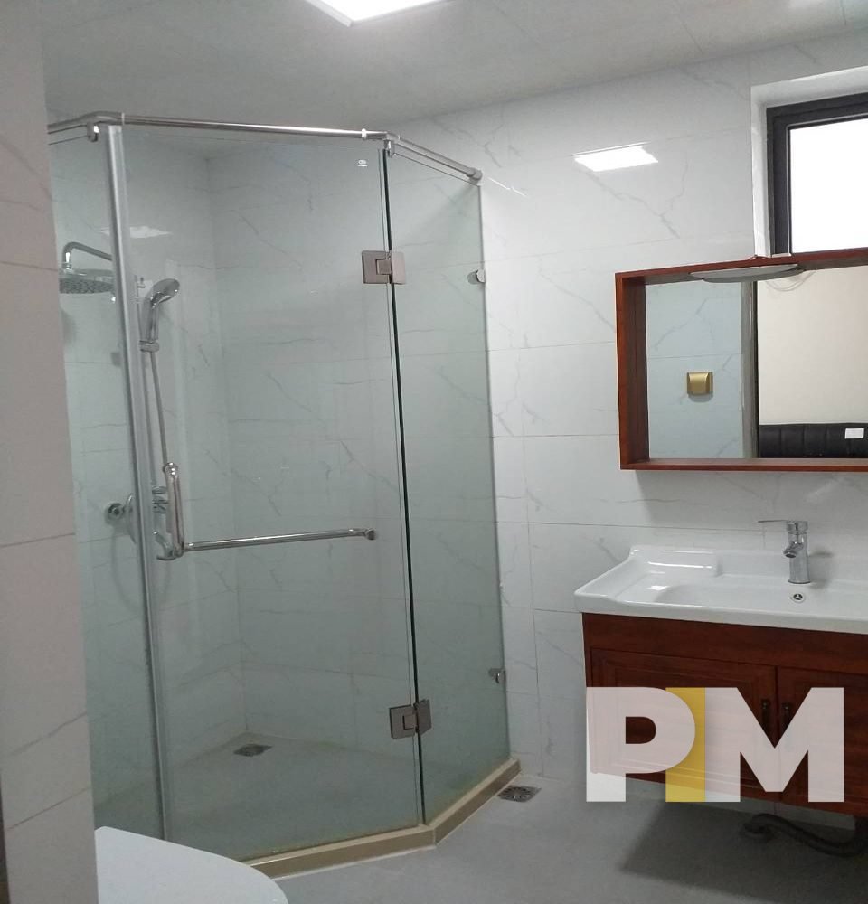 bathroom with tub - Yangon Property