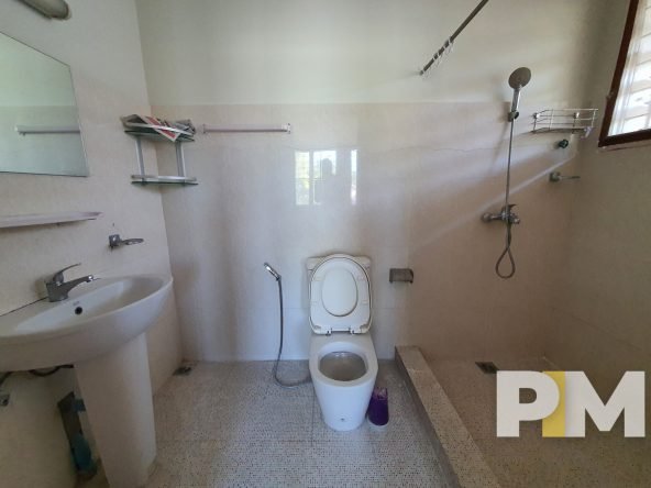 bathroom with tub - Yangon Property