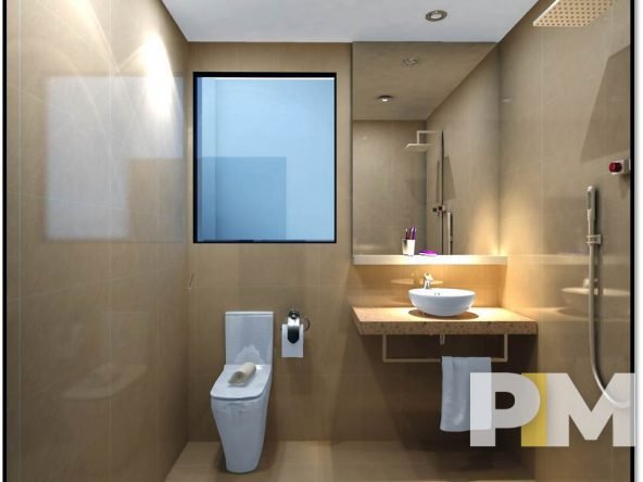 bathroom with tub - Yangon Real Estate
