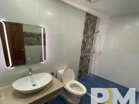 bathroom with tub - properties in Yangon