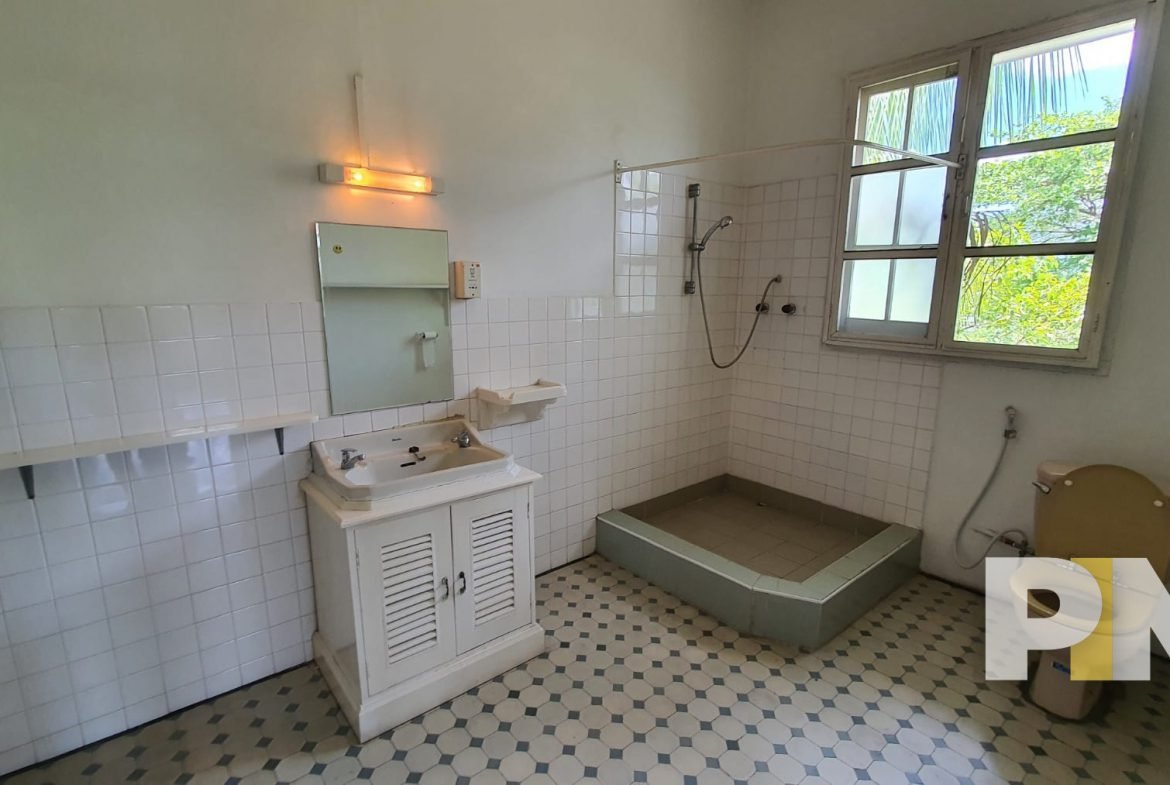 bathroom with tub - property in Yangon