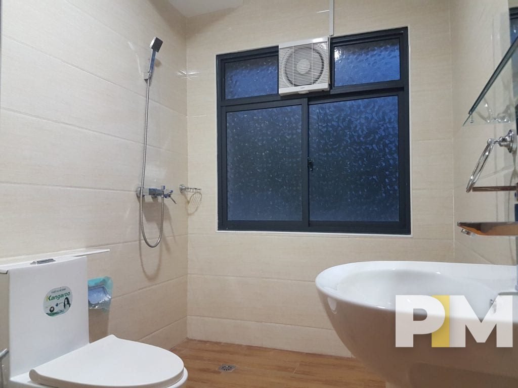 bathroom with tub - rent in Yangon