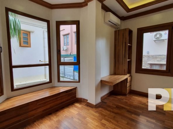 bedroom with air conditioner - Myanmar Property