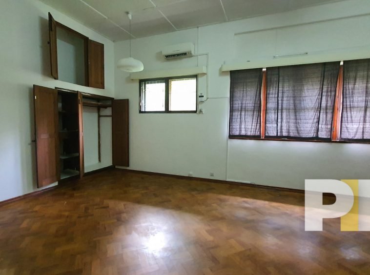 bedroom with air conditioner - Rent in Yangon