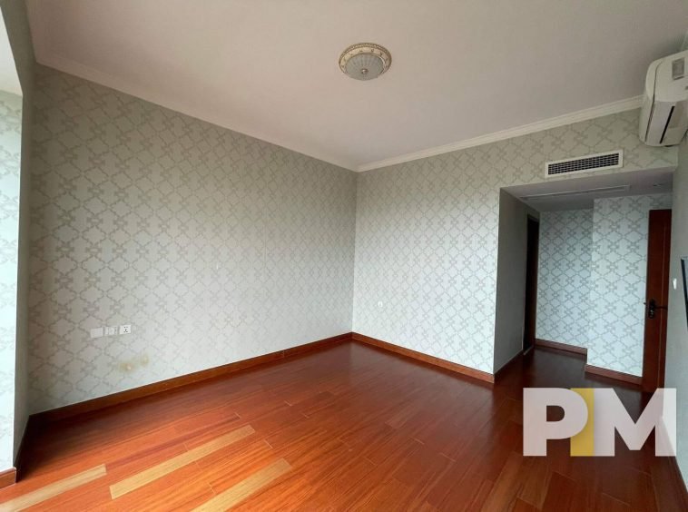 bedroom with air conditioner - Yangon Property