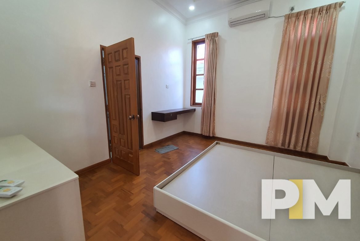 bedroom with bed - Myanmar House for rent