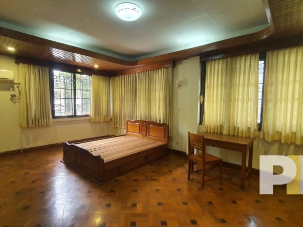 bedroom with bed - Yangon Property