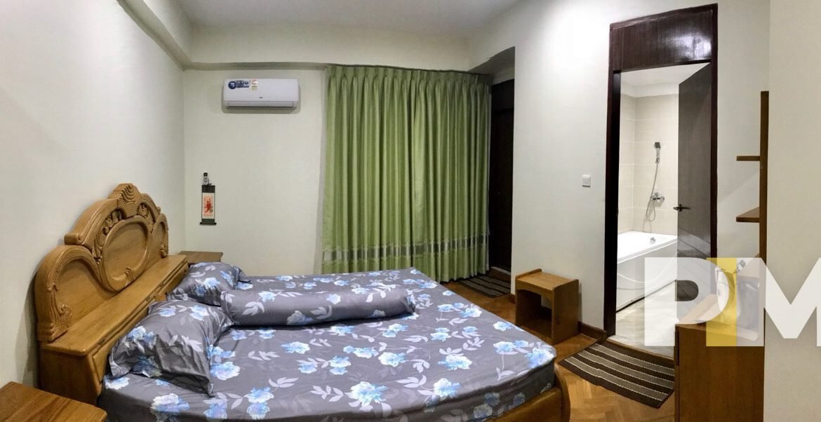 bedroom with bed and mattress - Home Rental Yangon