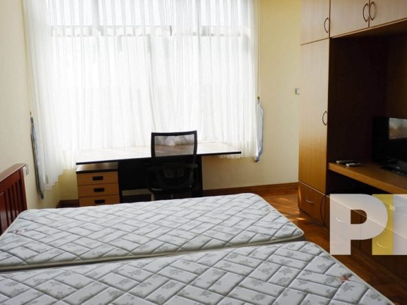 bedroom with bed and mattress - Home Rental Yangon