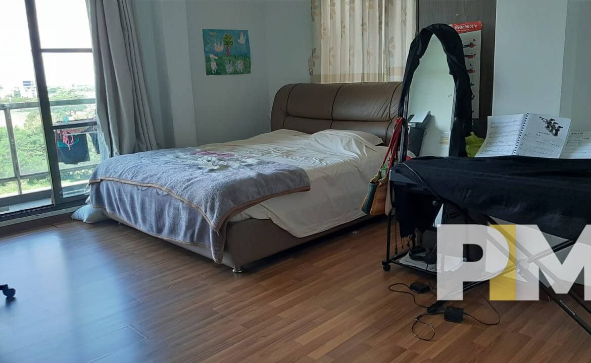 bedroom with bed and mattress - Home Rental Yangon