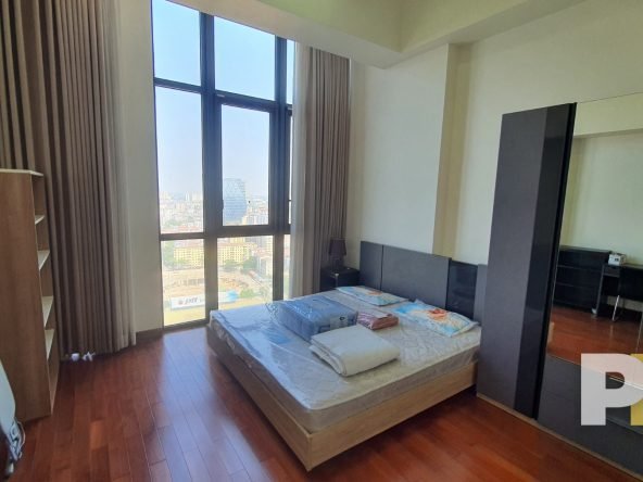 bedroom with bed and mattress - Home Rental Yangon