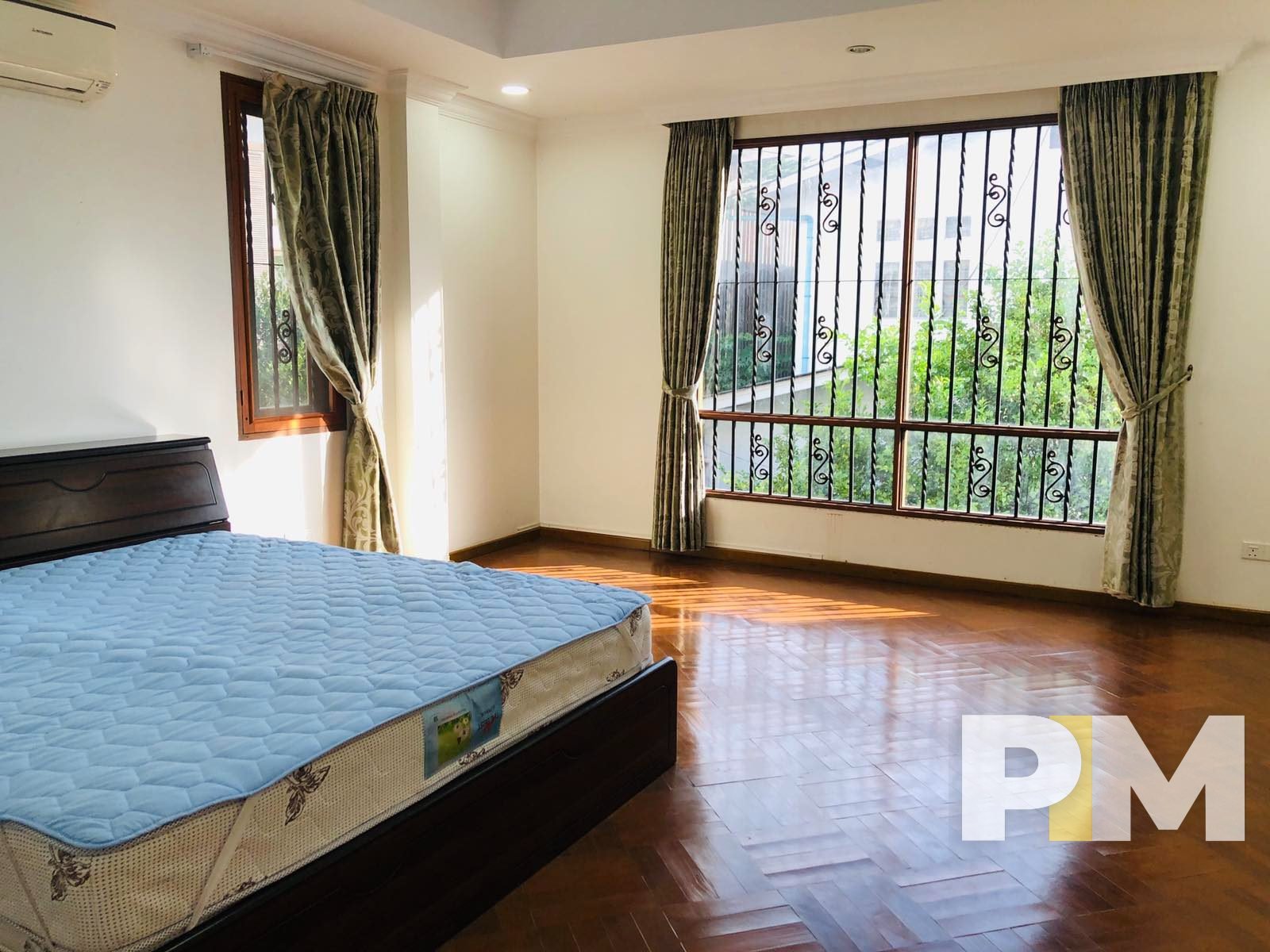 bedroom with bed and mattress - Myanmar House for rent