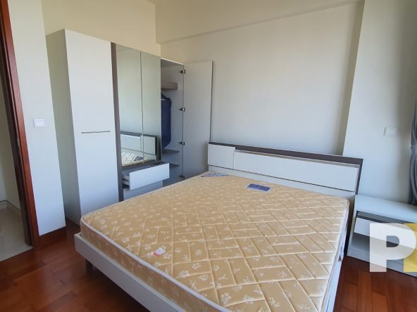 bedroom with bed and mattress - Myanmar Property