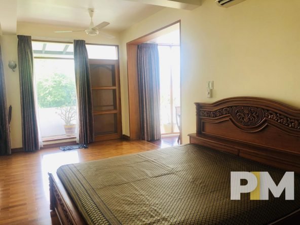 bedroom with bed and mattress - Myanmar Property
