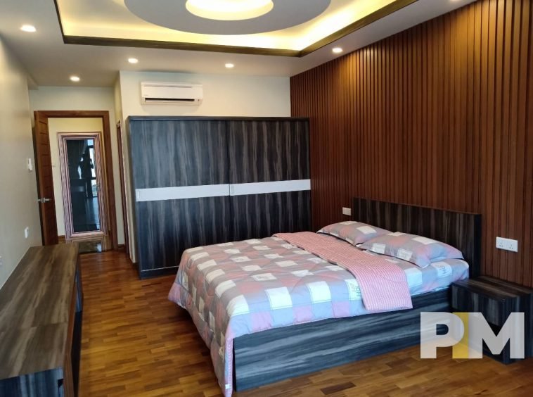 bedroom with bed and mattress - Real Estate in Myanmar