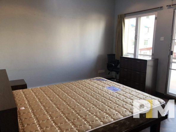 bedroom with bed and mattress - Real Estate in Yangon